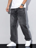 Relaxed Fit Casual Herrenjeans