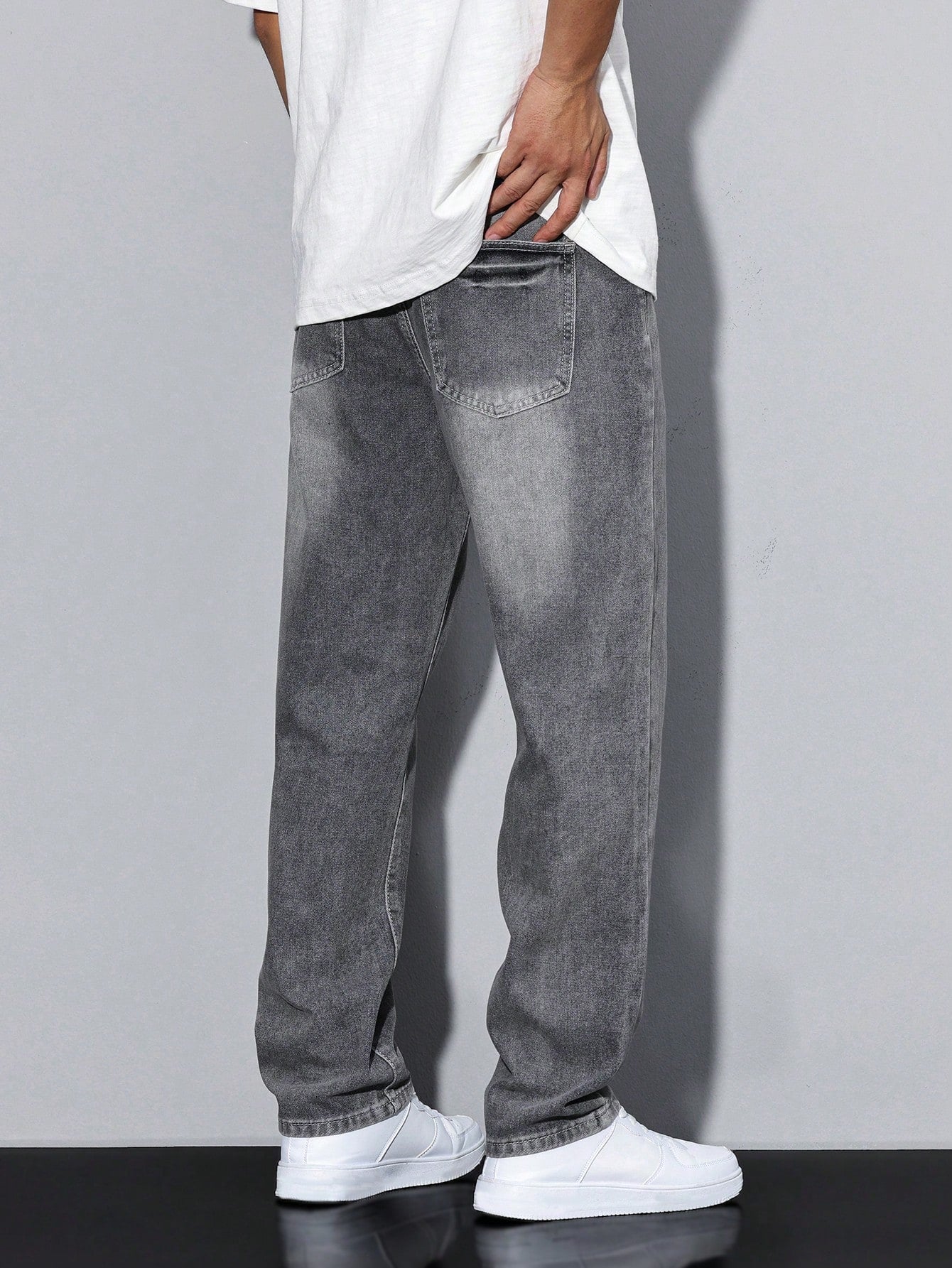 Relaxed Fit Casual Herrenjeans
