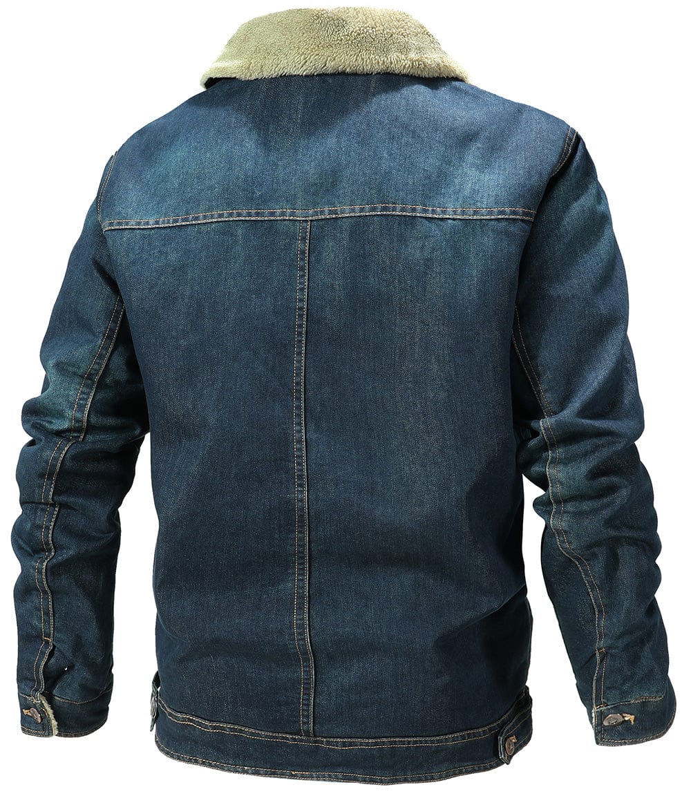Herren Denimjacke mit Fleecefutter