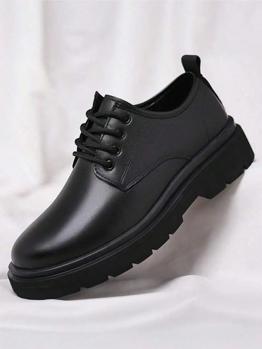 Herren Derby-Schuhe mit dicker Sohle