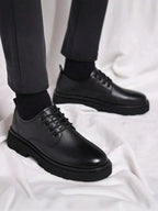 Herren Derby-Schuhe mit dicker Sohle
