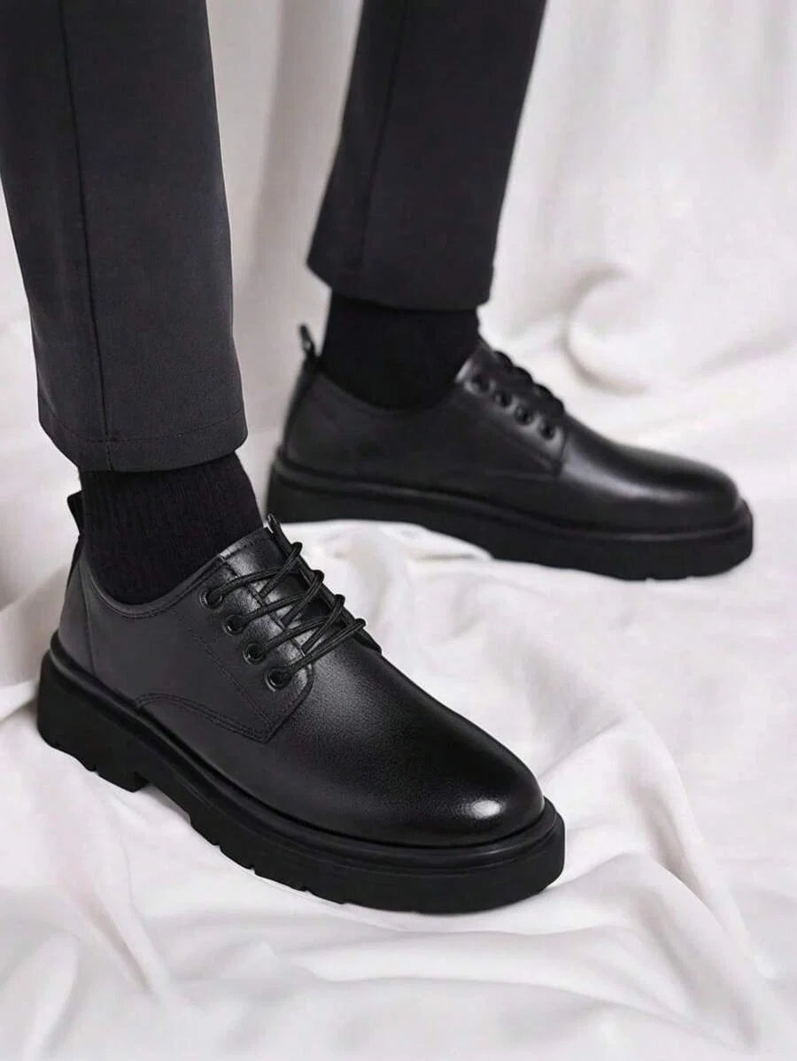 Herren Derby-Schuhe mit dicker Sohle