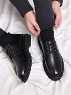 Herren Derby-Schuhe mit dicker Sohle
