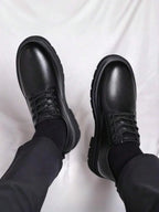 Herren Derby-Schuhe mit dicker Sohle