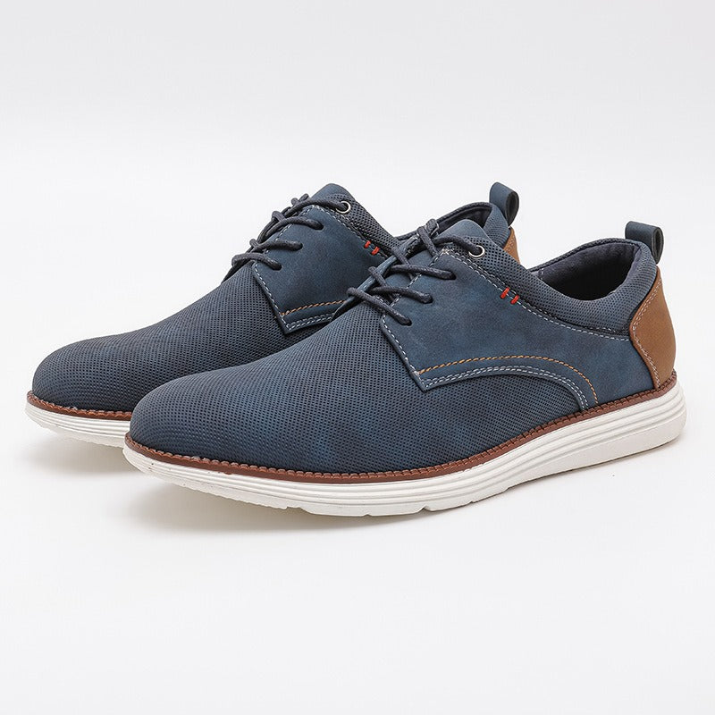 Herren Derby-Schuhe mit strukturierter Oberfläche – Schnürschuhe