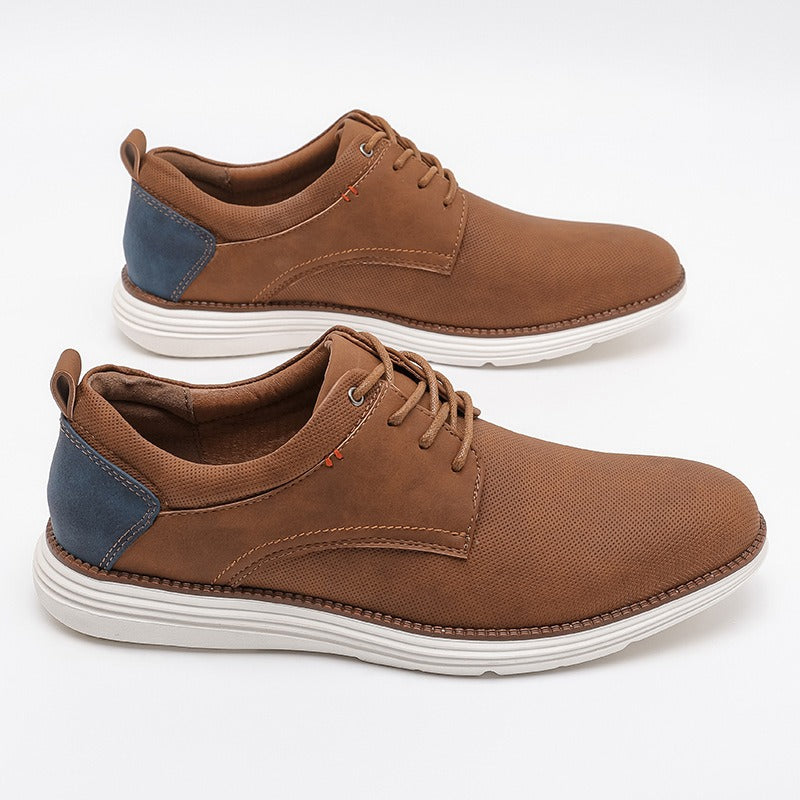 Herren Derby-Schuhe mit strukturierter Oberfläche – Schnürschuhe