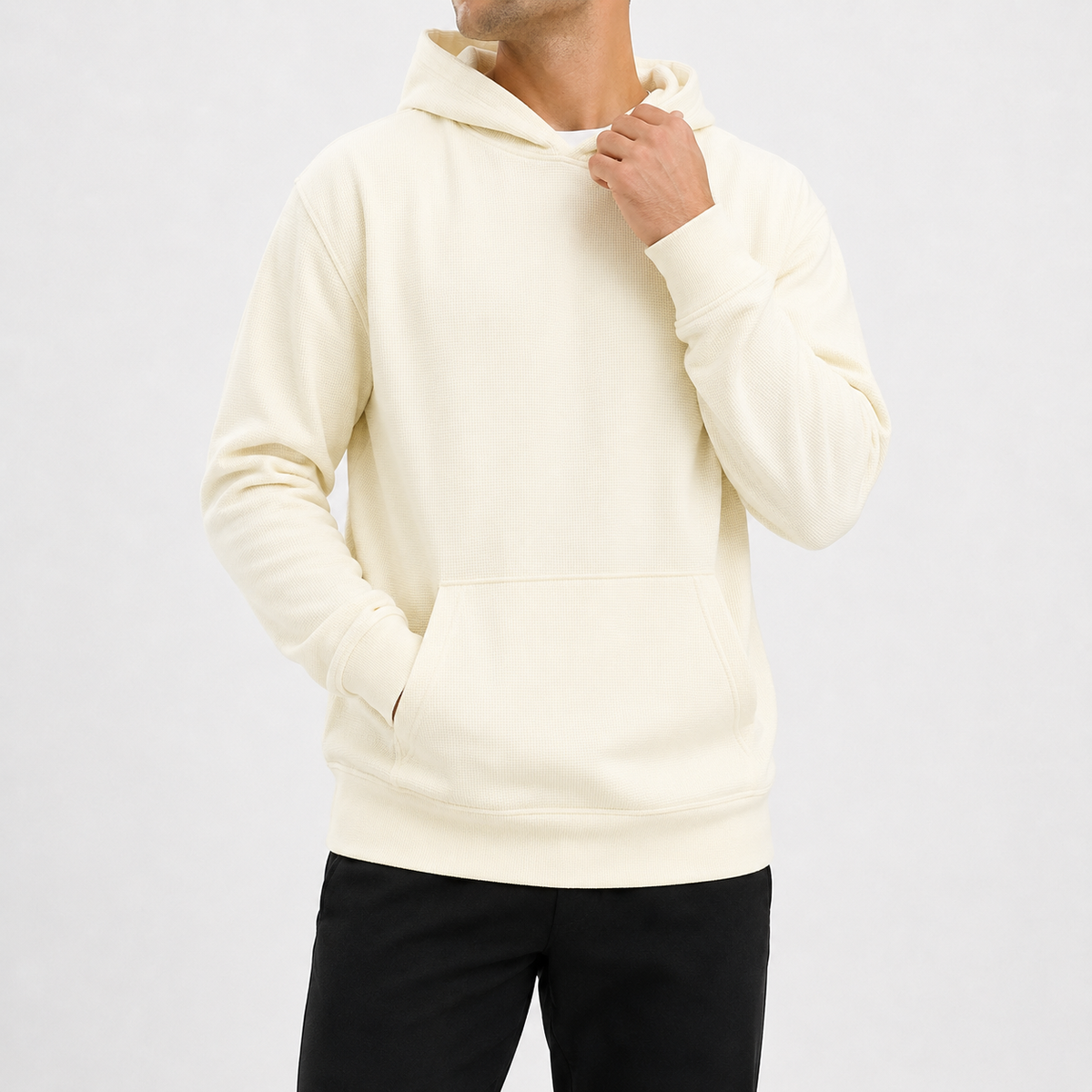 Herren Hoodie Langarm Relaxed Fit mit Kapuze