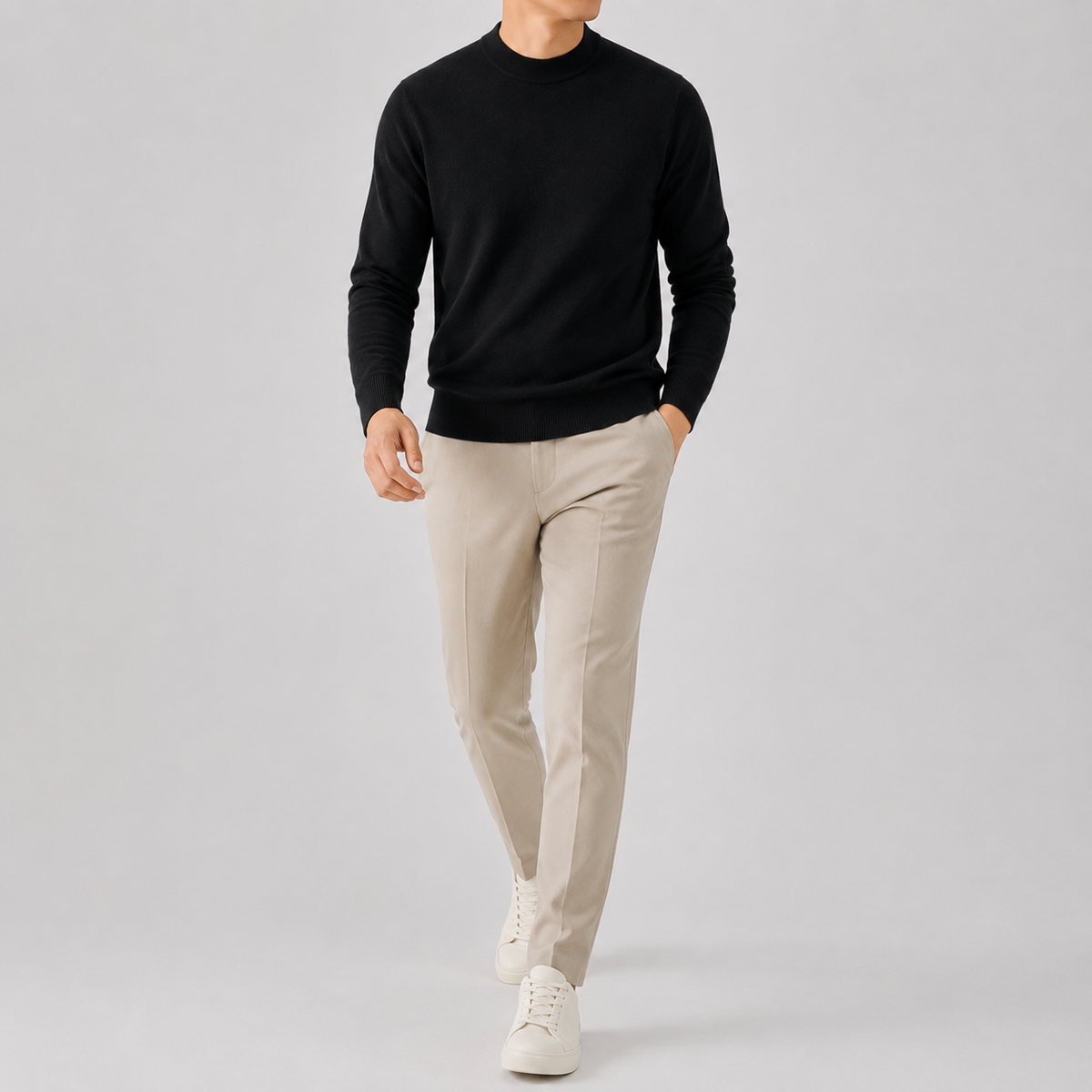 Herren Strickpullover im klassischen Stil