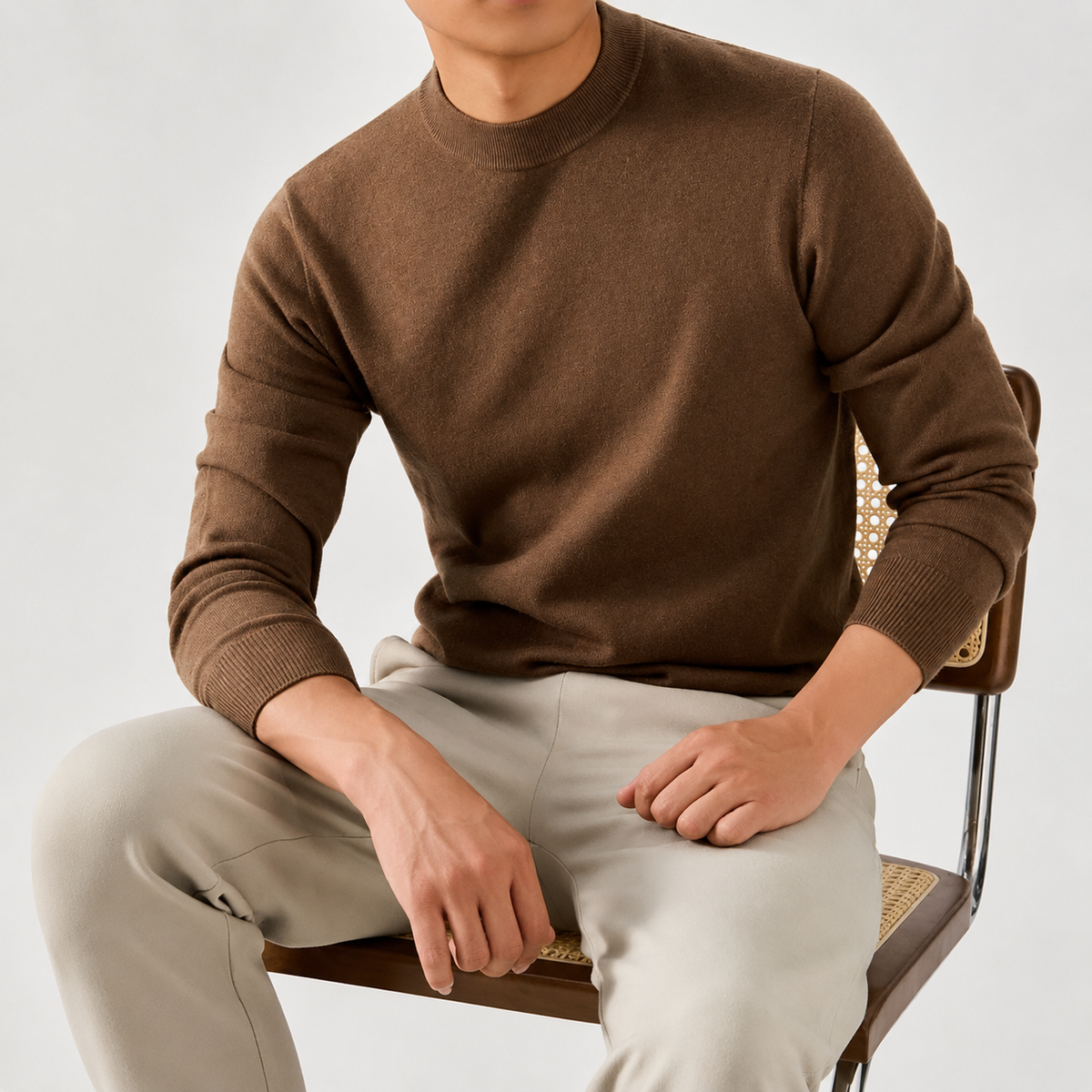 Herren Strickpullover im klassischen Stil