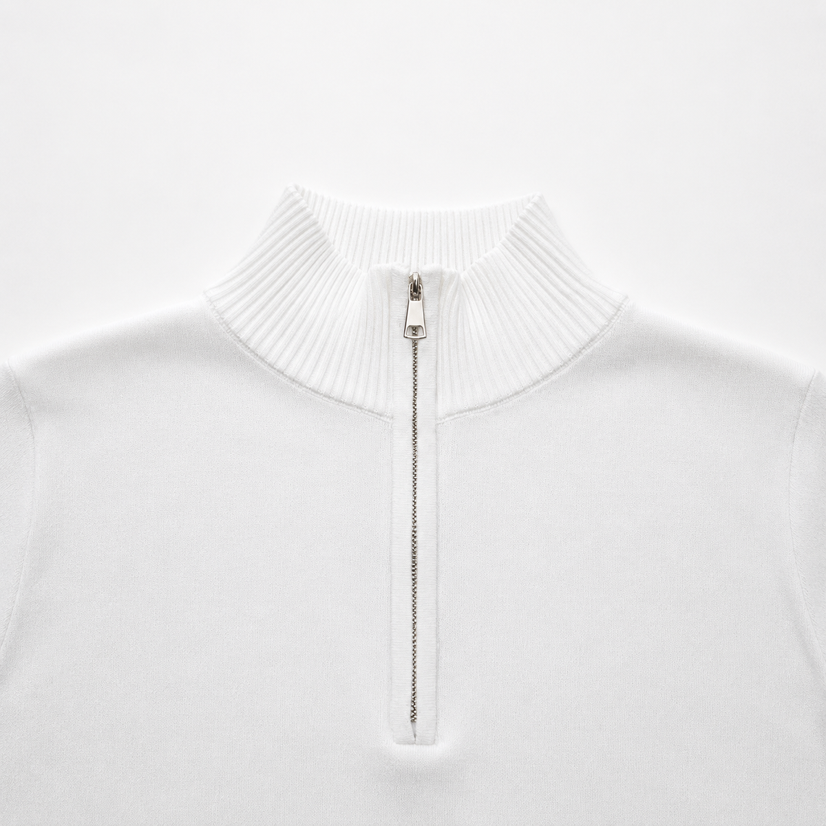 Herren Pullover mit Reißverschluss und Strick