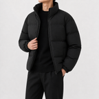 Veste polaire homme Veste matelassée avec doublure polaire pour les jours froids