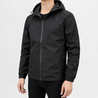 Veste de pluie homme avec capuche étanche légère et résistante aux intempéries