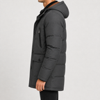 Parka d'hiver pour hommes doublée