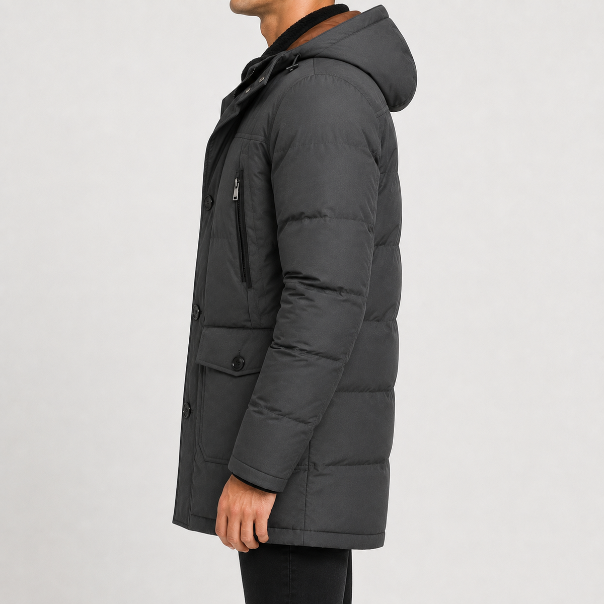 Heren Winterparka Gevoerd