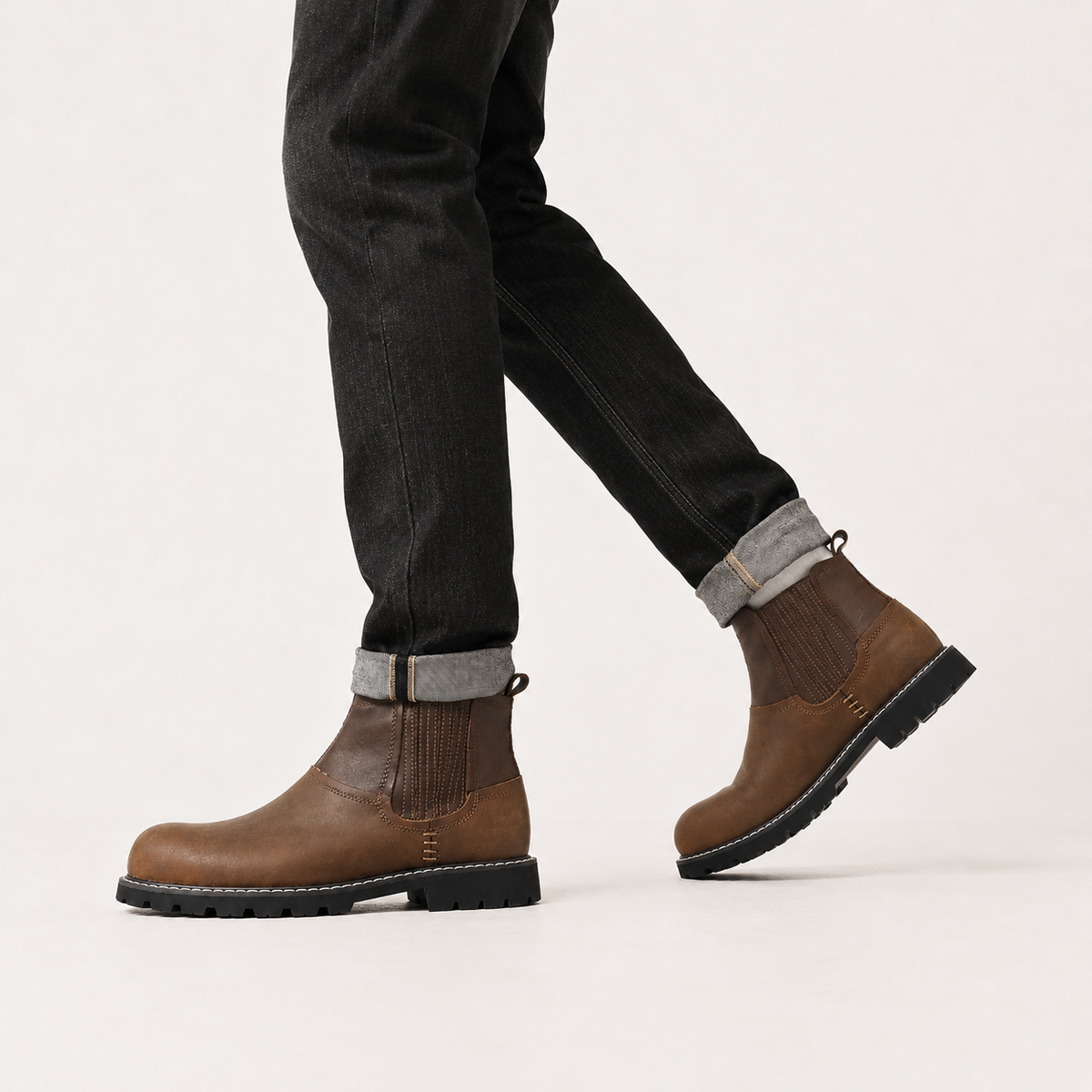 Herren Leder-Wanderschuhe