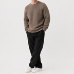 Herren Oversize Strickpullover
