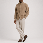 Cardigan à col roulé pour hommes