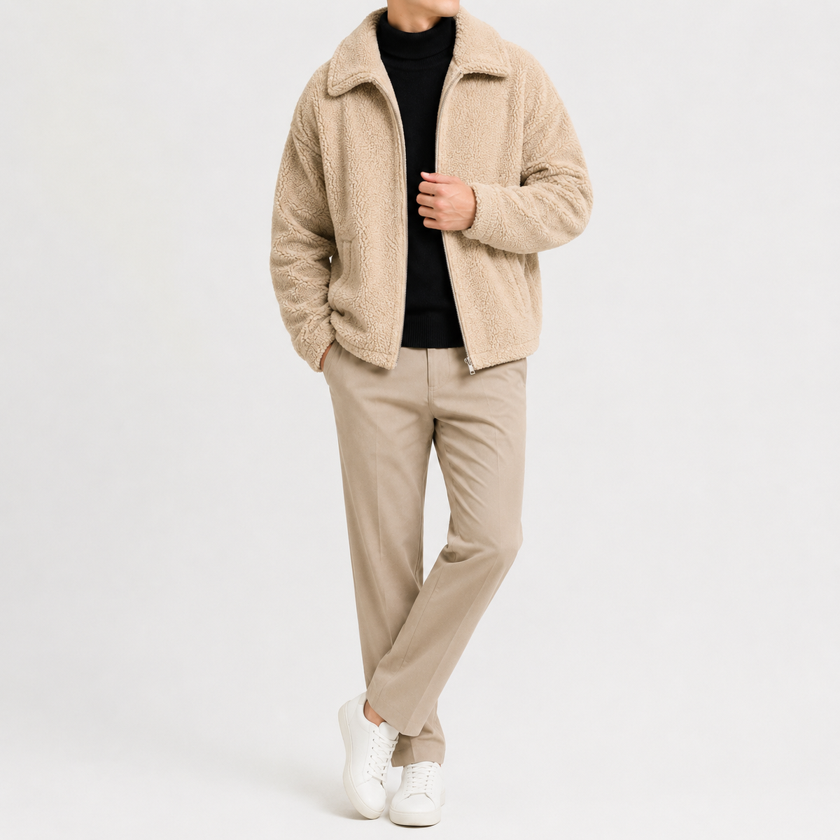 Heren Sherpa Fleecejack