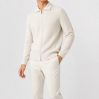 Herren Strickjacke mit Reißverschluss
