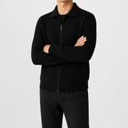 Herren Strickjacke mit Reißverschluss