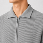 Herren Strickjacke mit Reißverschluss