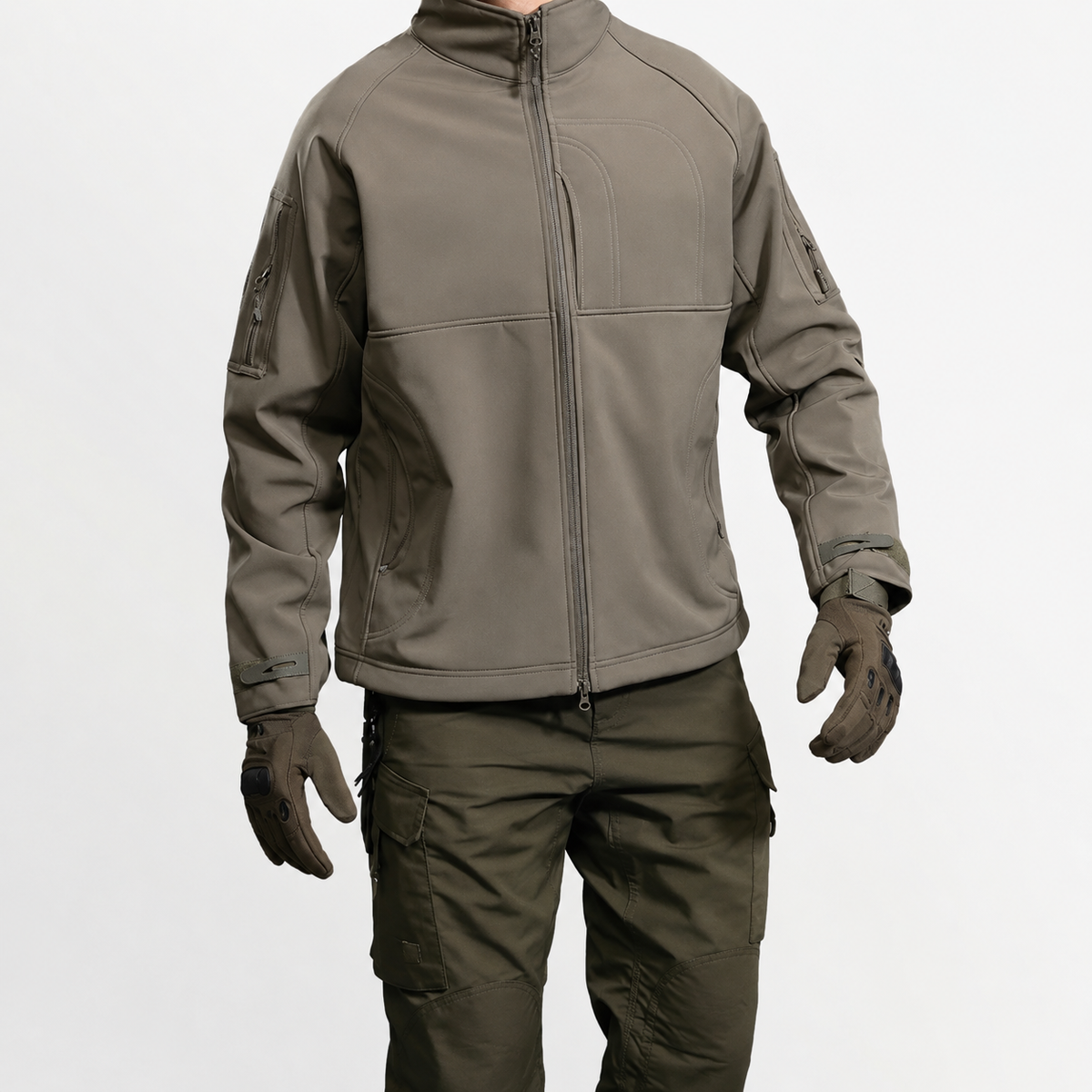 Heren Outdoorjas Waterdicht Weerbestendig met Capuchon