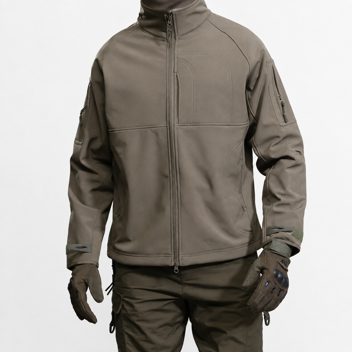 Heren Outdoorjas Waterdicht Weerbestendig met Capuchon