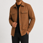 Herren Overshirt mit Knopfleiste