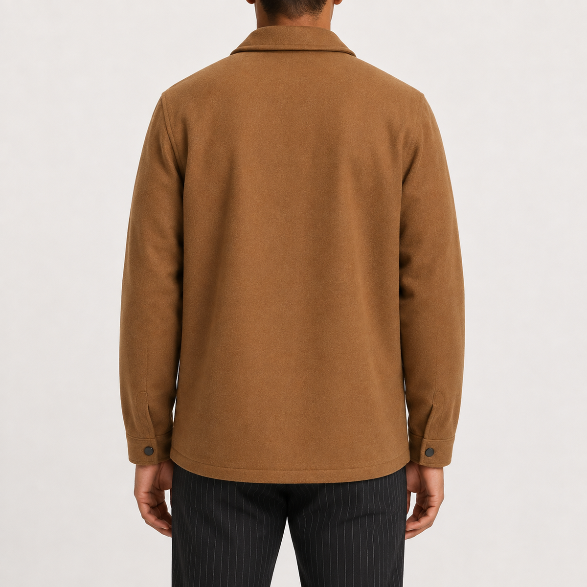 Heren Overshirt met Knopenlijst