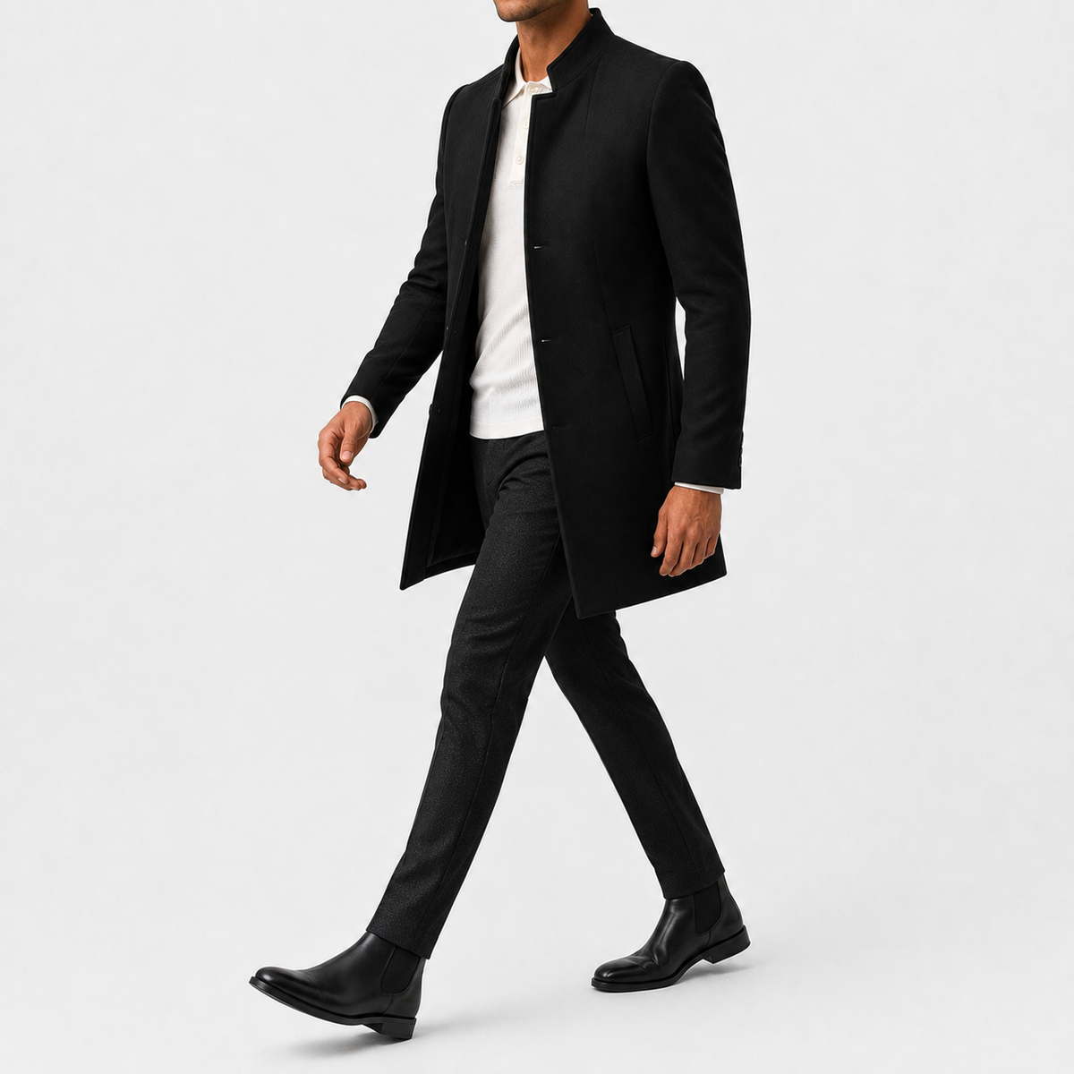 Heren Slim Fit Jas