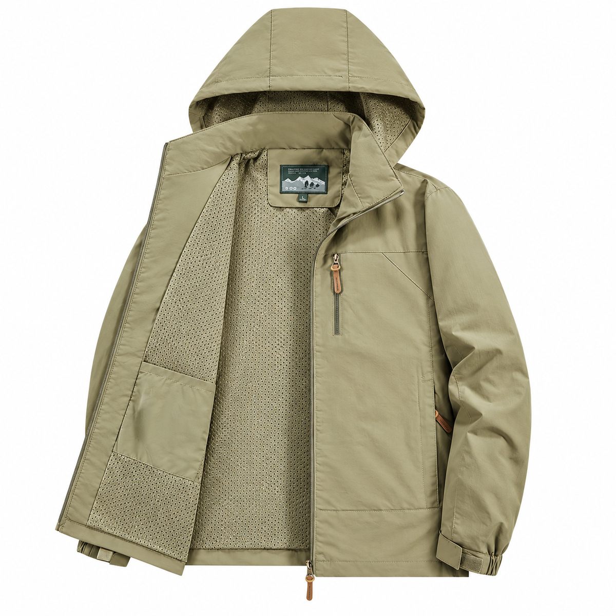 Herren Windjacke mit Kapuze