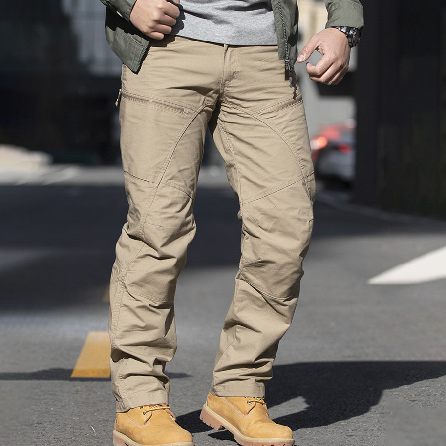 Schnelltrocknende Stretch Outdoor Cargo Hose in Khaki