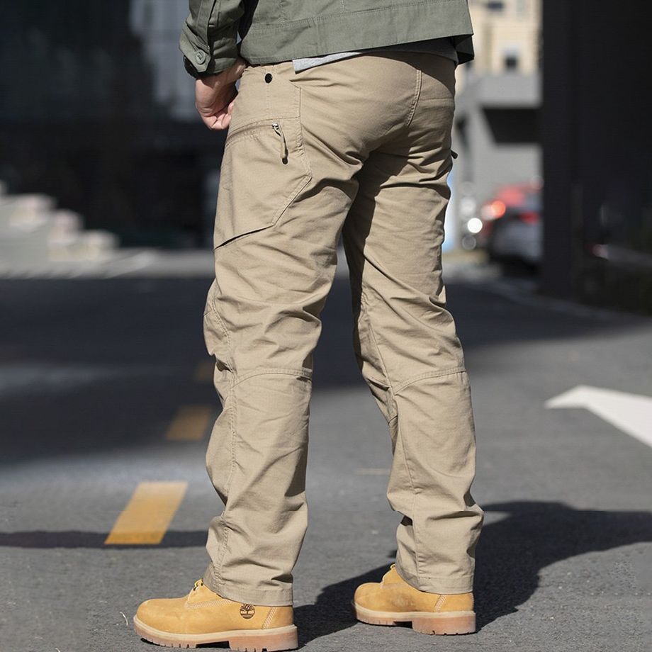 Schnelltrocknende Stretch Outdoor Cargo Hose in Khaki