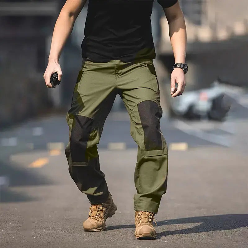 Pantalon de travail cargo Ripstop étanche pour hommes au style urbain