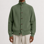 Cardigan à col roulé pour hommes