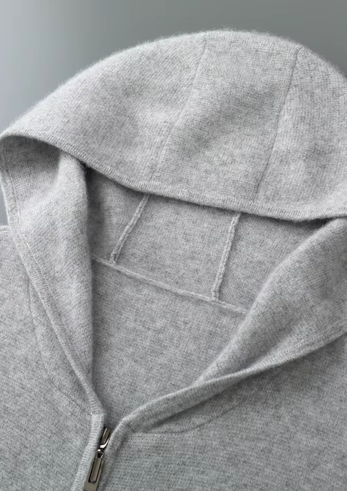 Heren breiset met capuchonvest en broek