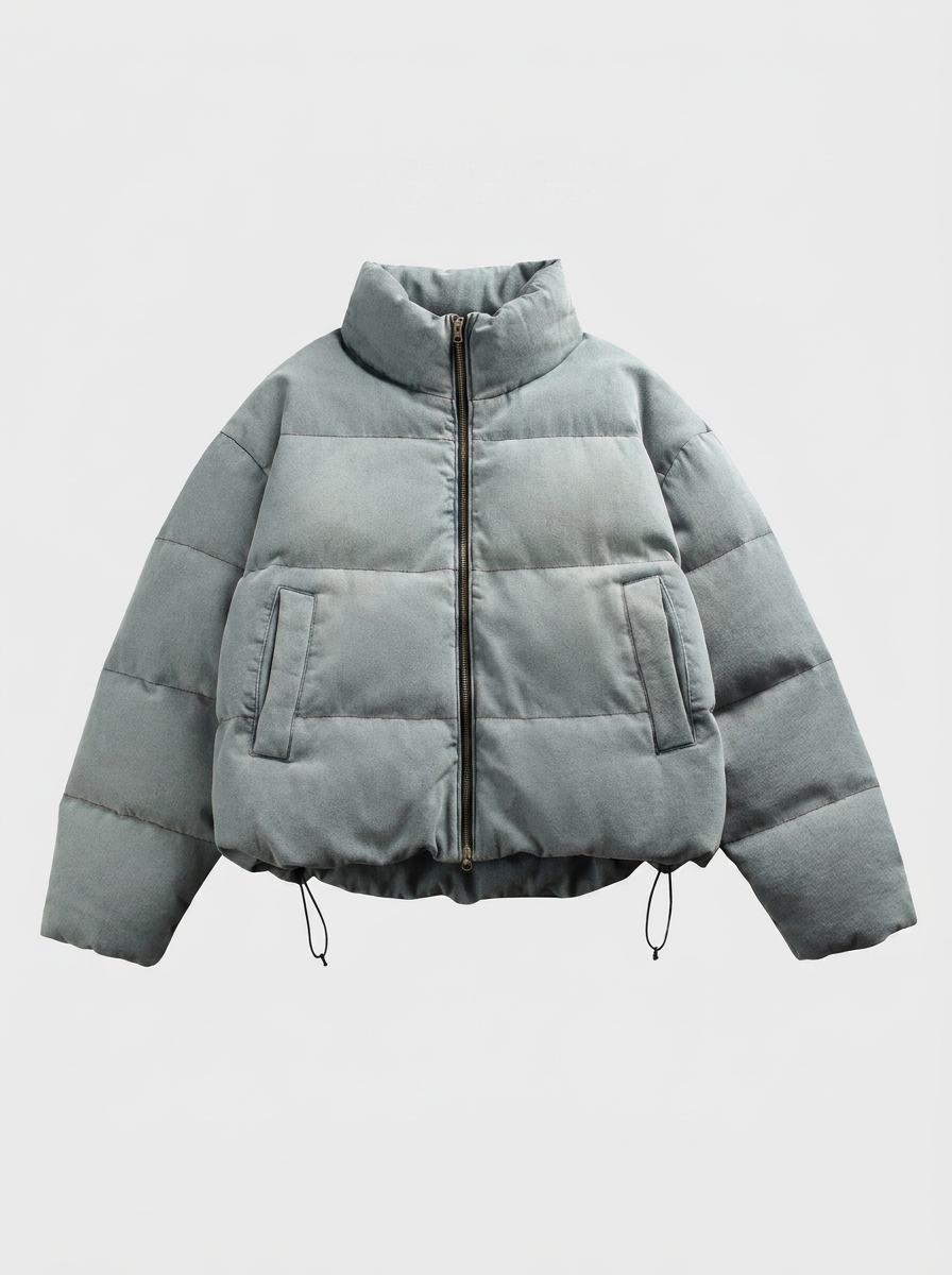 Veste matelassée homme avec rembourrage en duvet et coupe décontractée