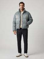 Veste matelassée homme avec rembourrage en duvet et coupe décontractée