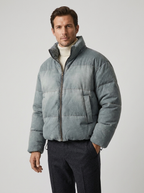 Veste matelassée homme avec rembourrage en duvet et coupe décontractée