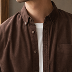 Herren Overshirt mit strukturierter Oberfläche