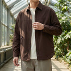 Veste utilitaire homme avec poches zippées et boutons-pression