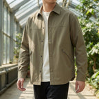 Veste utilitaire homme avec poches zippées et boutons-pression