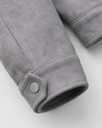 Herren Jacke in Wildlederoptik mit Reissverschluss