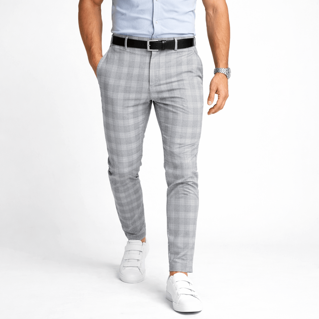 Pantalon en tissu pour homme coupe ample élégante