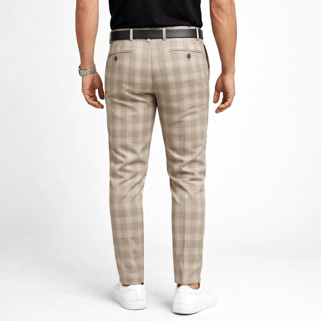 Pantalon en tissu pour homme coupe ample élégante
