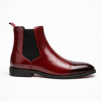 Bottines homme à talon bloc et bout pointu