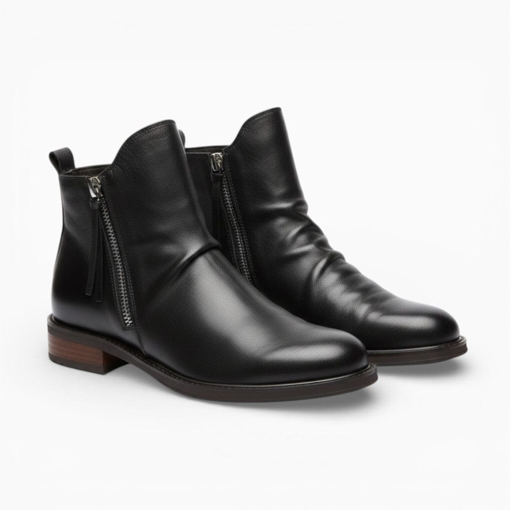 Bottes Chelsea pour hommes avec design punk à pompons