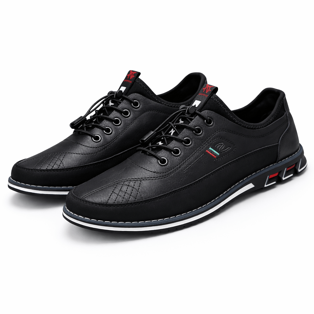 Herren Schnürschuhe aus Spaltleder