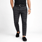 Pantalon en tissu pour homme coupe ample élégante