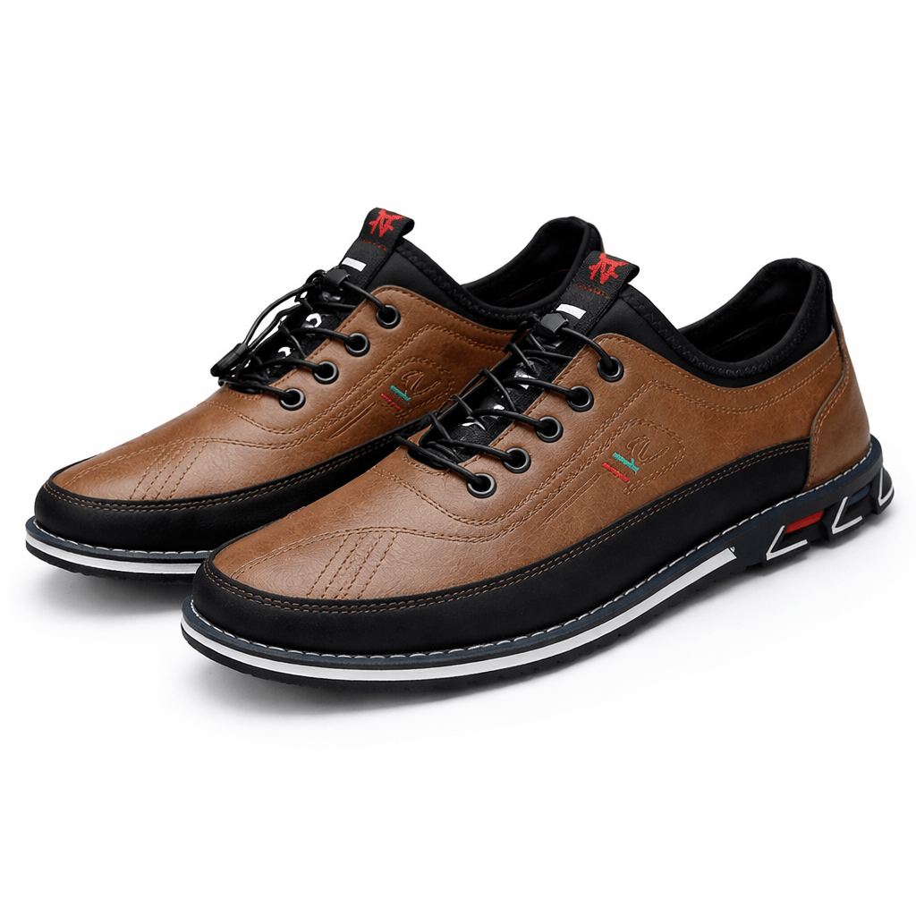 Herren Schnürschuhe aus Spaltleder
